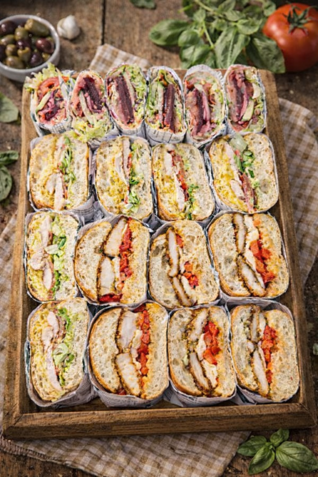 Assorted Gourmet Sandwiches