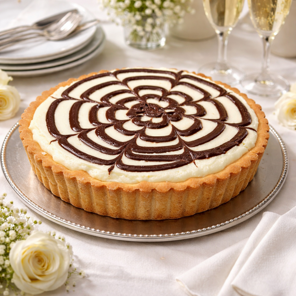 Nutella Ricotta Tart